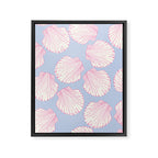 Seashell Pattern Framed Canvas Print Gallery Image 6
