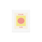 Soleil Orange Sun Art Print Gallery Image 1