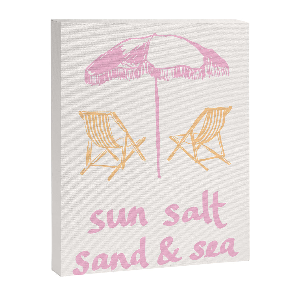 Sun Salt Sand Sea Canvas Print Gallery Image 6