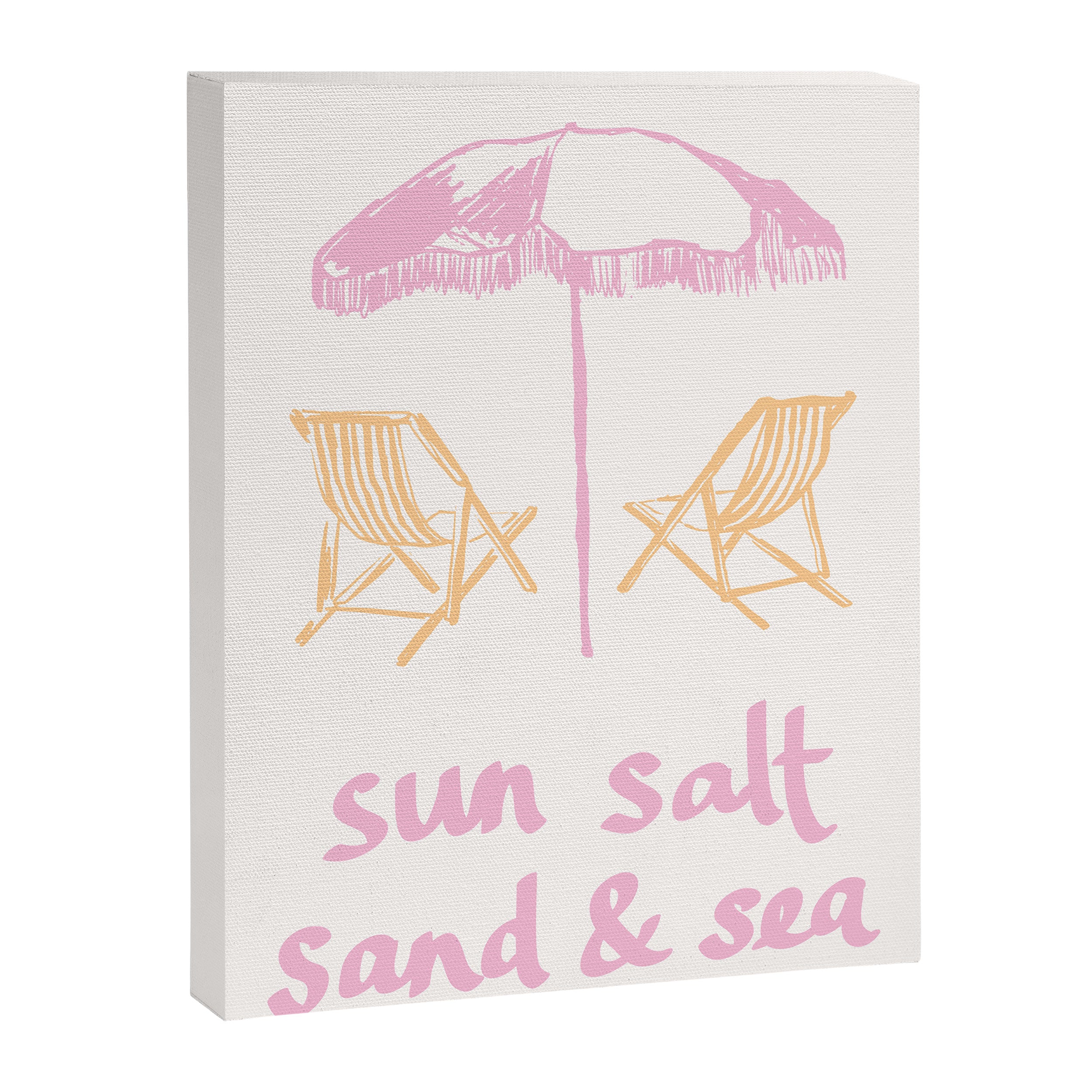 Sun Salt Sand Sea Canvas Print Gallery Image 6