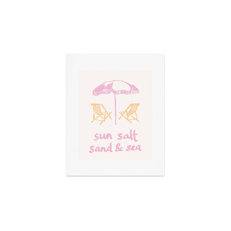 Sun Salt Sand Sea Art Print Gallery Image 1