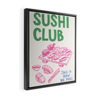 Sushi Club Framed Canvas Print Gallery Image 2