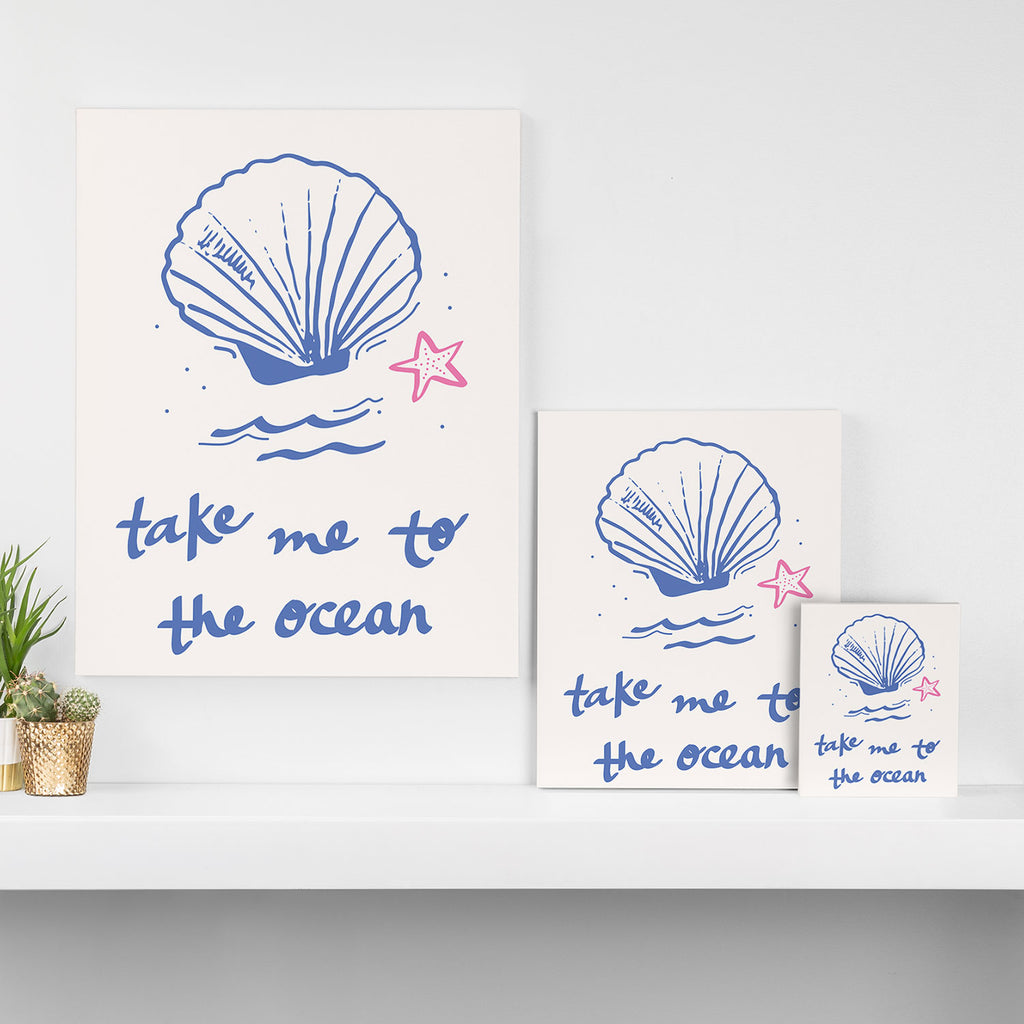 Take Me to the Ocean Canvas Print Gallery Image 3