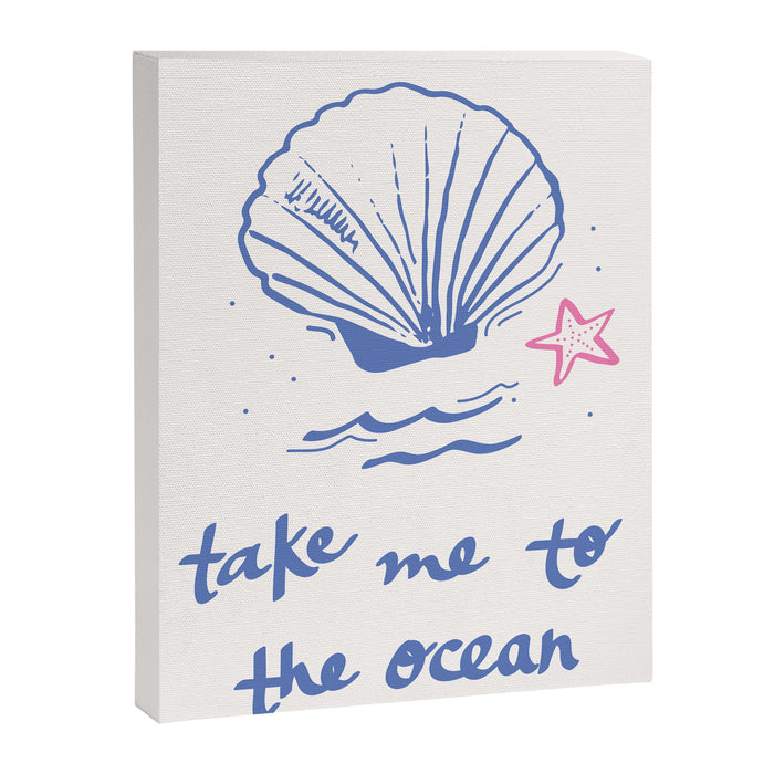 Take Me to the Ocean Canvas Print Gallery Image 1