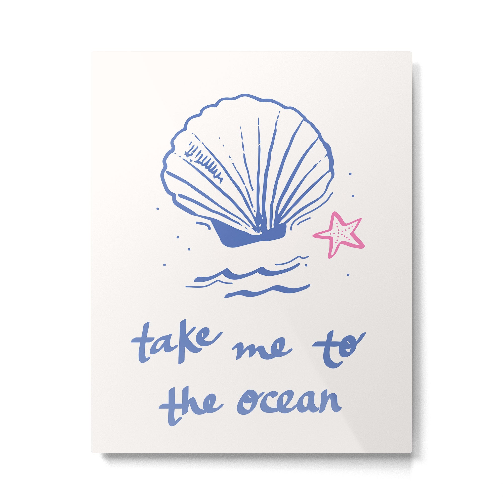 Take Me to the Ocean Metal Print Gallery Image 4