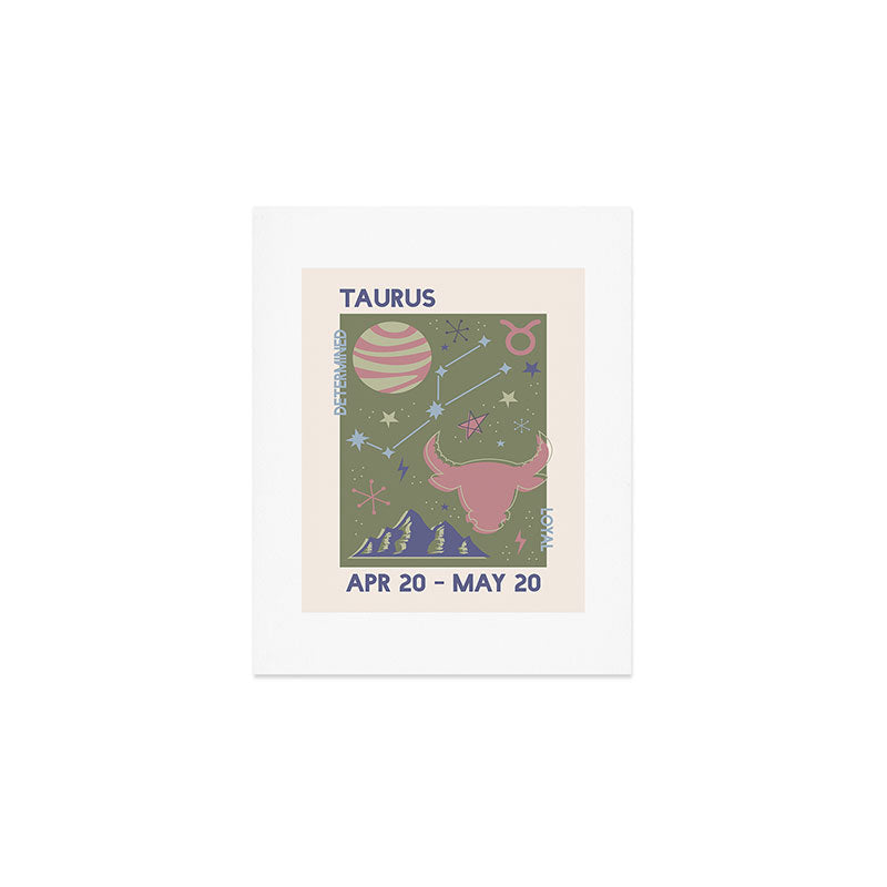 Taurus Astrology Art Print Gallery Image 1