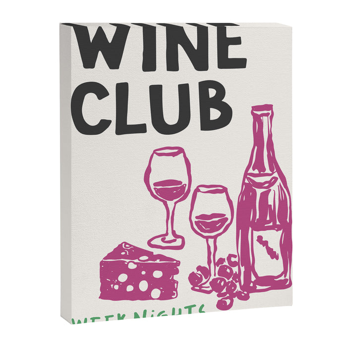 Wine Club Canvas Print Gallery Image 1