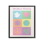 World Peace Framed Canvas Print Gallery Image 6