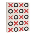 XOXO Red Black Canvas Print Gallery Image 6