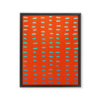Fiesta at Festival - Orange Framed Canvas Print Gallery Image 6