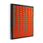 Fiesta at Festival - Orange Framed Canvas Print Gallery Image 2