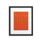 Fiesta at Festival - Orange Framed Art Print Gallery Image 5