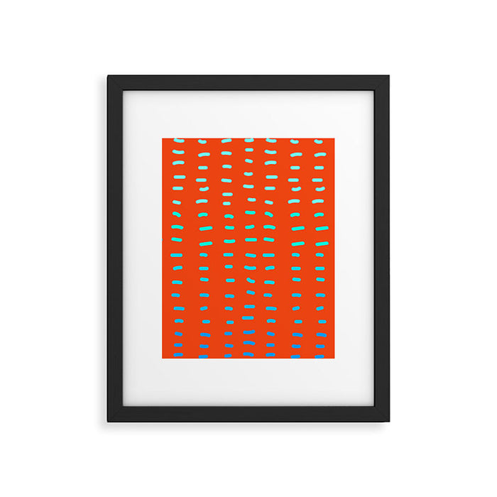 Fiesta at Festival - Orange Framed Art Print Gallery Image 1