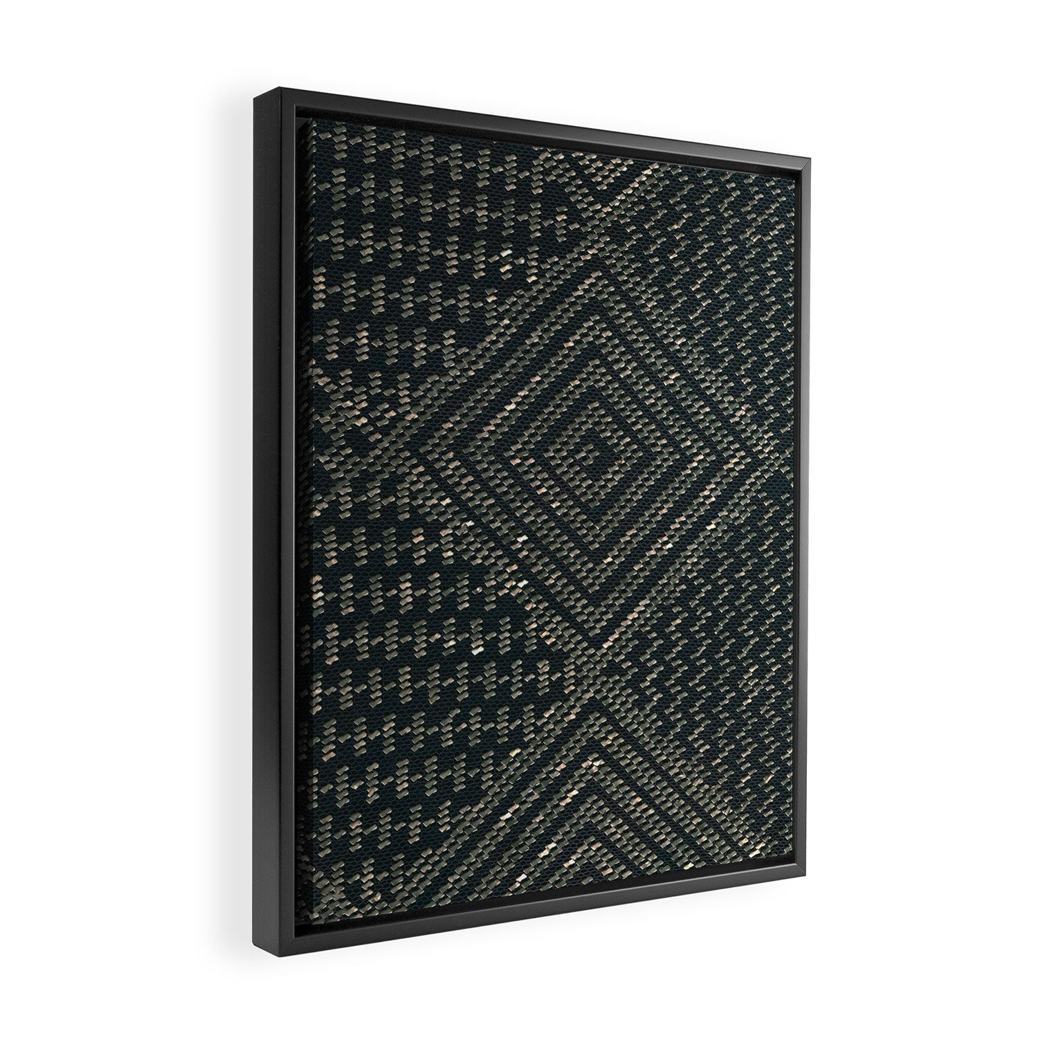 Black Assuit Framed Canvas Print Gallery Image 2