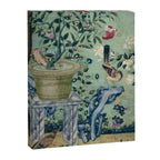 18th Century Antique Mint Chinoiserie Bird Garden Fresco 1740 Canvas Print Gallery Image 6