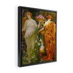 A Masque of Four Seasons by Walter Crane Framed Canvas Print Gallery Image 2