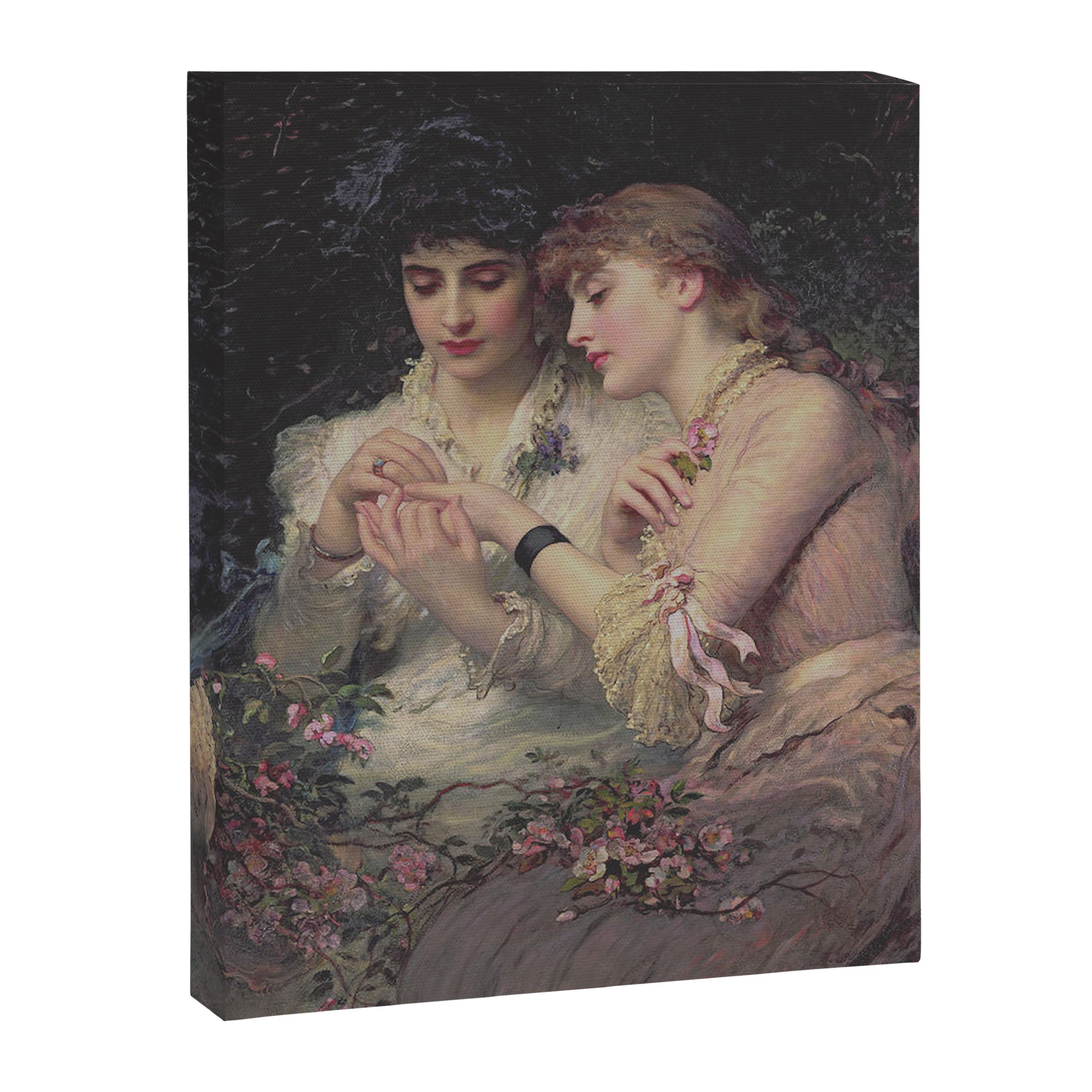 A Thorn Amidst Roses by James Sant 1887 Canvas Print Gallery Image 6