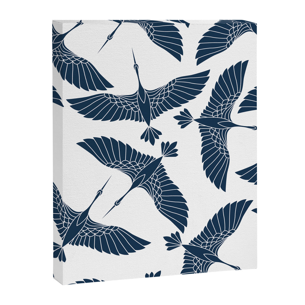 Abstract Japanese Herons Canvas Print Gallery Image 8