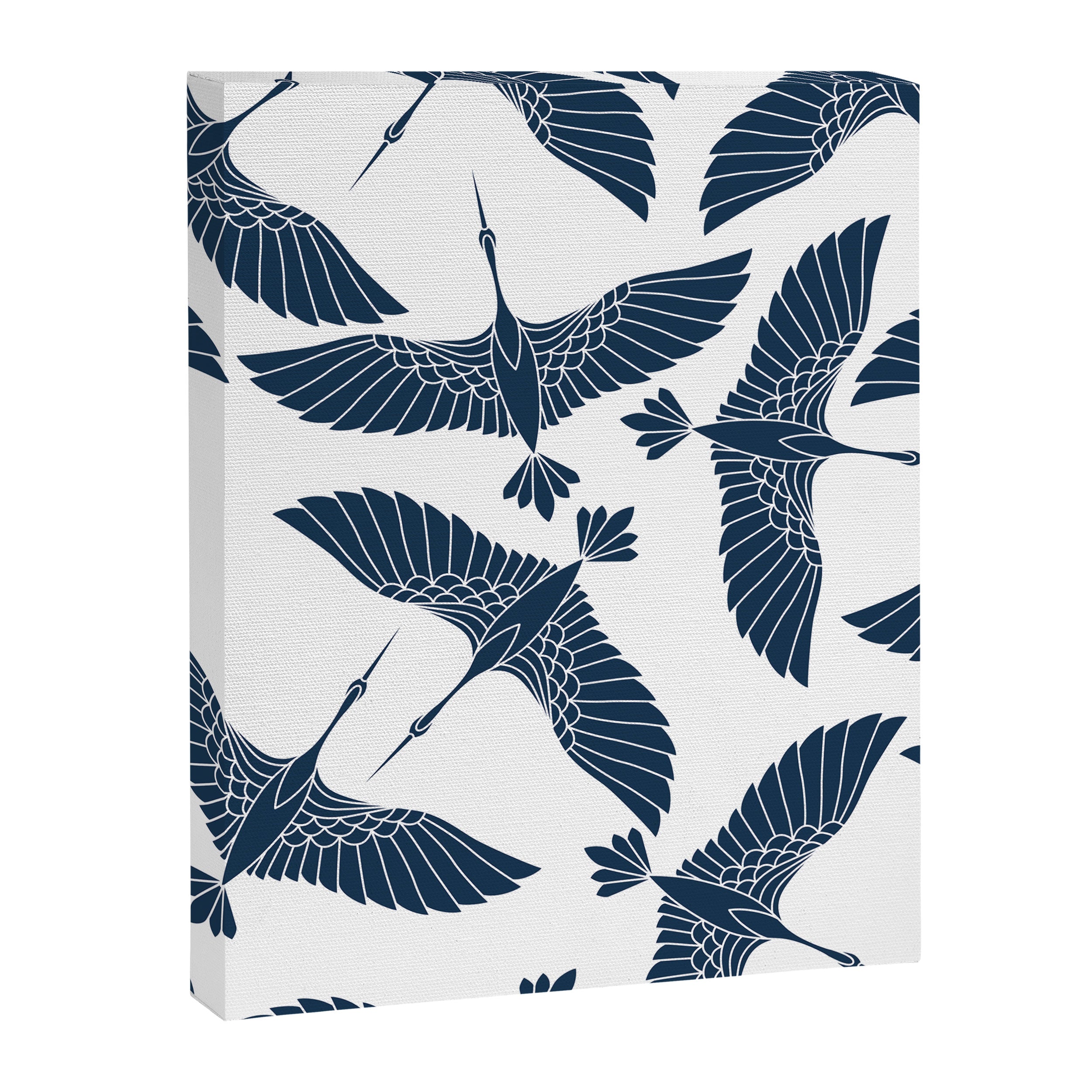 Abstract Japanese Herons Canvas Print Gallery Image 8