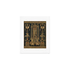 Antique 16th Century Goddess Ceres Grotesque Flemish Tapestry Art Print Gallery Image 1