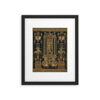 Antique 16th Century Goddess Ceres Grotesque Flemish Tapestry Framed Art Print Gallery Image 4