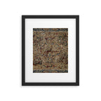 Antique 17th Century Drayton House English Tapestry Framed Art Print Gallery Image 6