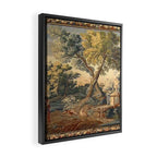 Antique 17th Century French Aubusson Verdure Garden Tapestry Framed Canvas Print Gallery Image 2