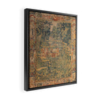 Antique 17th Century French Hunting Tapestry Framed Canvas Print Gallery Image 2