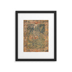 Antique 17th Century French Hunting Tapestry Framed Art Print Gallery Image 5
