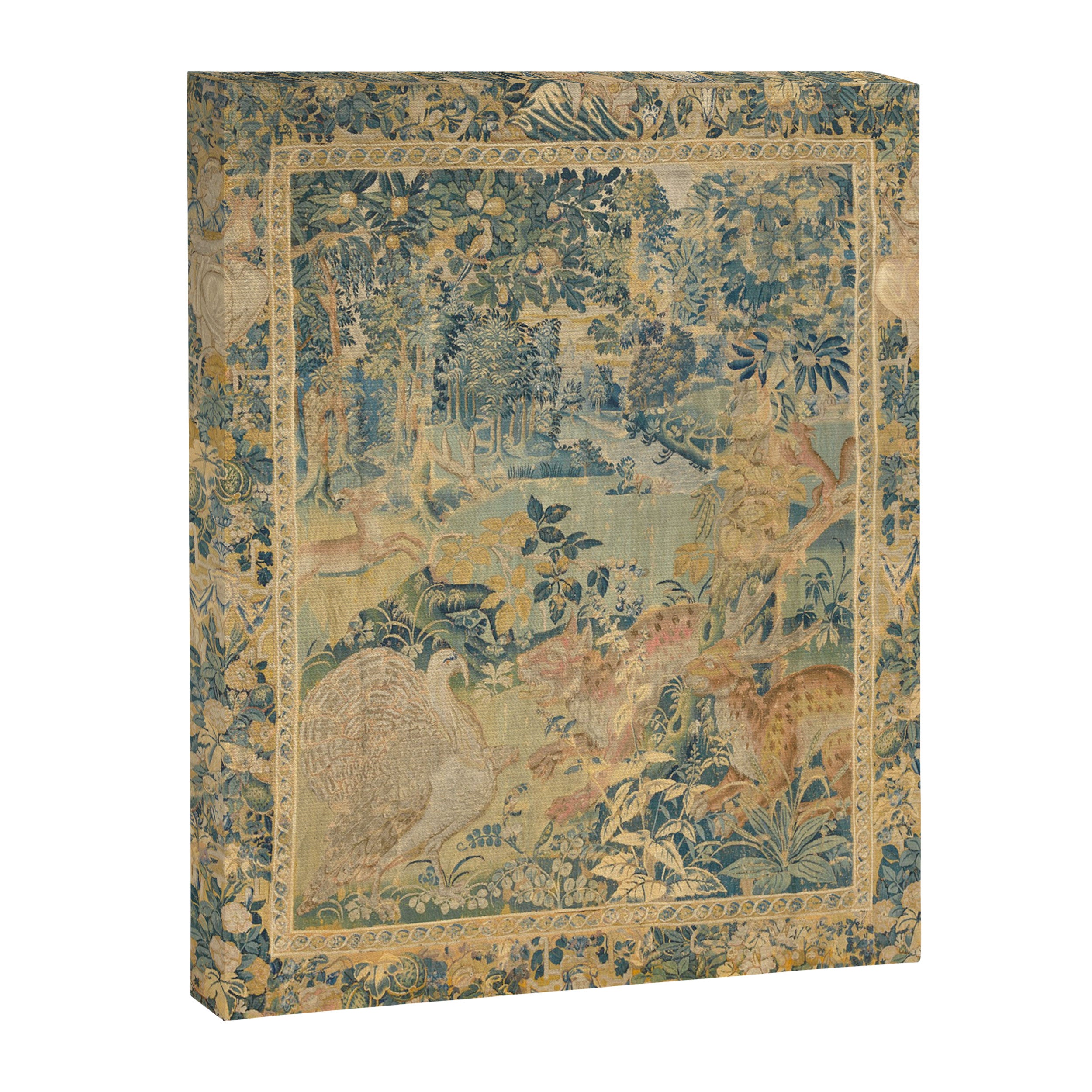 Antique 17th Century Gamepark French Aubusson Tapestry Canvas Print Gallery Image 6