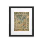 Antique 17th Century Gamepark French Aubusson Tapestry Framed Art Print Gallery Image 5