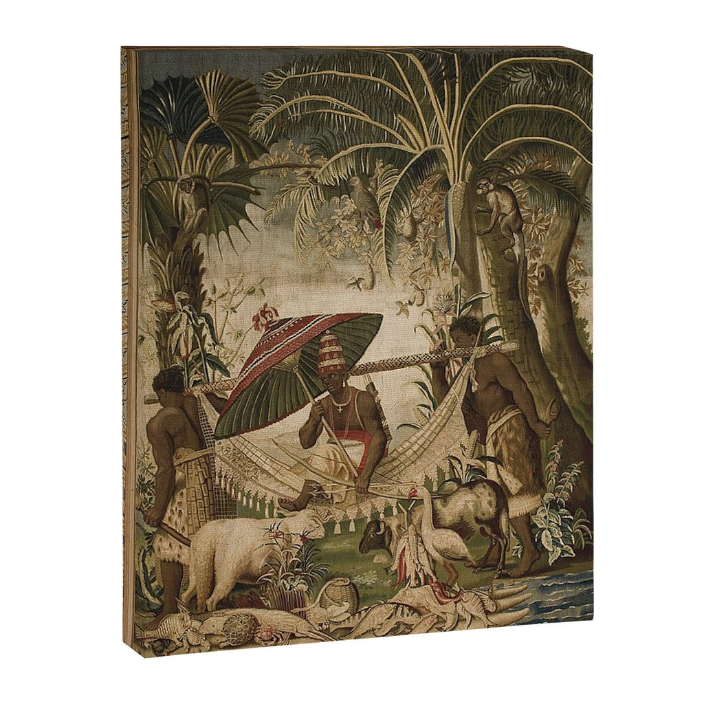 Antique 17th Century Louis XIV Ancient India French Gobelin Tapestry Canvas Print Gallery Image 6