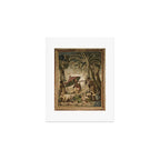 Antique 17th Century Louis XIV Ancient India French Gobelin Tapestry Art Print Gallery Image 1