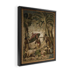 Antique 17th Century Louis XIV Ancient India French Gobelin Tapestry Framed Canvas Print Gallery Image 2