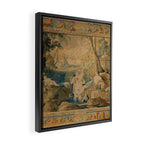 Antique 17th Century Mythological 'Diana and Her Nymphs' Tapestry Framed Canvas Print Gallery Image 2