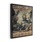 Antique 17th Century Verdure Bird Forest French Tapestry Framed Canvas Print Gallery Image 2