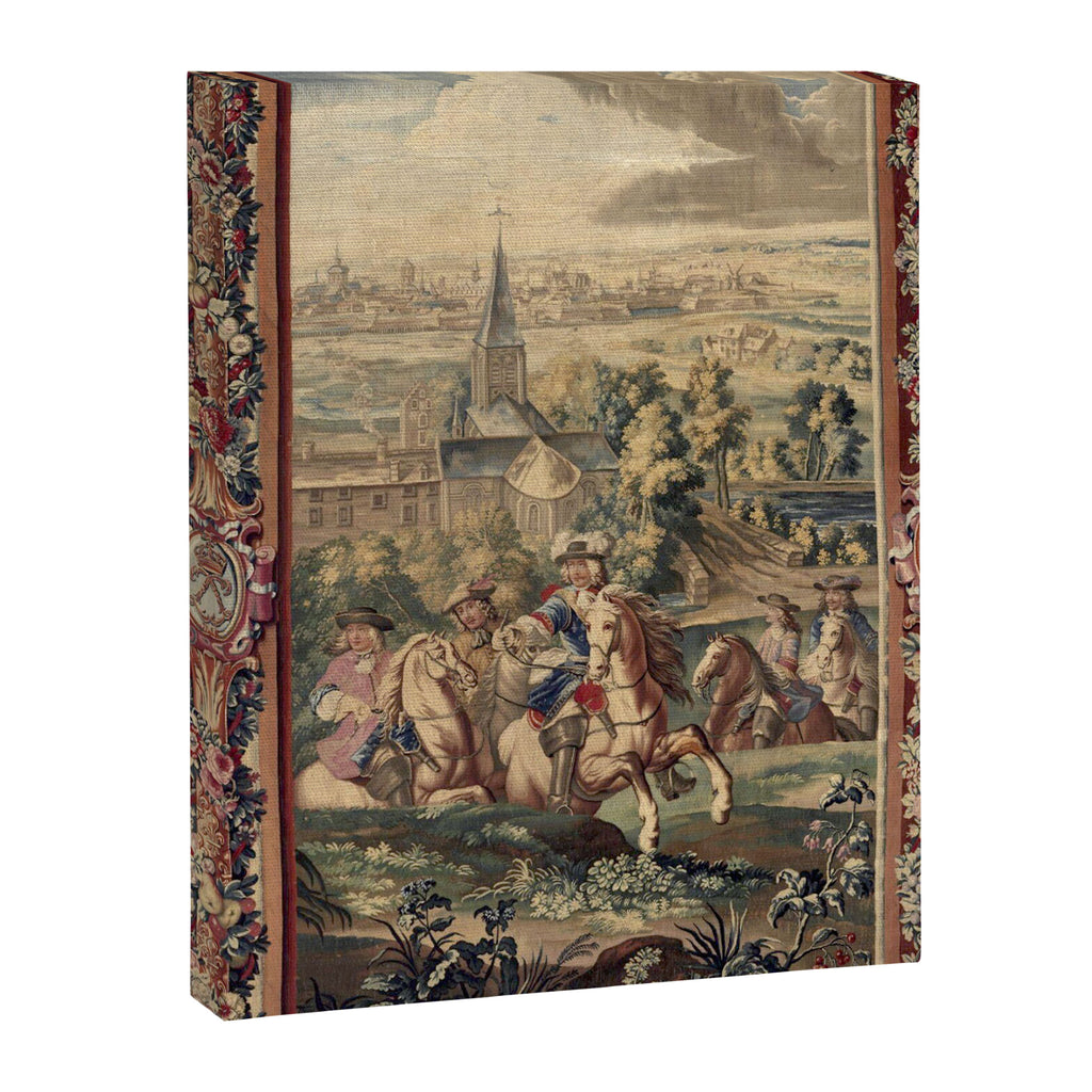 Antique 18th Century 'Capture of Lille' French Tapestry Canvas Print Gallery Image 6