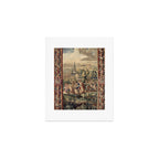 Antique 18th Century 'Capture of Lille' French Tapestry Art Print Gallery Image 1