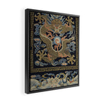 Antique 18th Century Chinese Dragon Framed Canvas Print Gallery Image 2