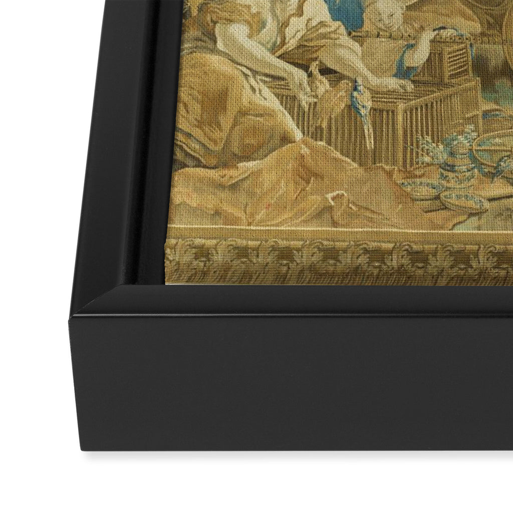 Antique 18th Century 'Chinese Fair' French Beauvais Tapestry Francois Boucher Framed Canvas Print Gallery Image 3