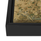 Antique 18th Century Chinoiserie Golden Garden Fresco 1740 Framed Canvas Print Gallery Image 3