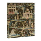 Antique 18th Century Chinoiserie Landscape Tapestry Canvas Print Gallery Image 6