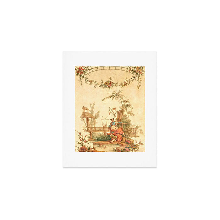 Antique 18th Century Chinoiserie Scene Jean Baptiste Pillement Art Print Gallery Image 1