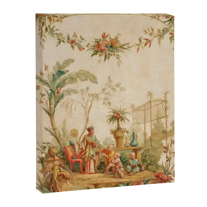 Antique 18th Century Chinoiserie Scene Jean Baptiste Pillement Canvas Print Gallery Image 1