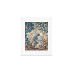 Antique 18th Century Chinoiserie Temple Aubusson Tapestry Art Print Gallery Image 1