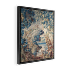 Antique 18th Century Chinoiserie Temple Aubusson Tapestry Framed Canvas Print Gallery Image 2