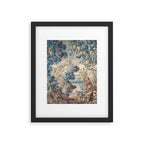 Antique 18th Century Chinoiserie Temple Aubusson Tapestry Framed Art Print Gallery Image 6