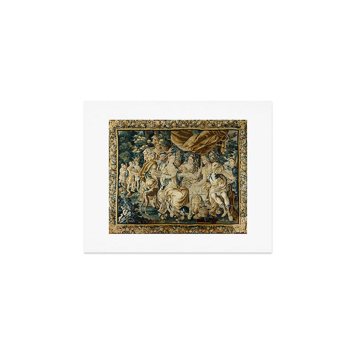Antique 18th Century French Aubusson Cleopatra Banquet Tapestry  Art Print Gallery Image 1
