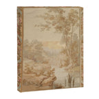 Antique 18th Century French Aubusson Pastel Verdure Tapestry Canvas Print Gallery Image 6