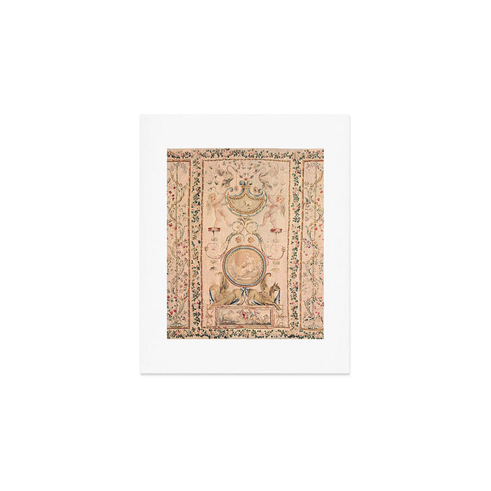 Antique 18th Century French Beauvais Grotesque Tapestry Art Print Gallery Image 1
